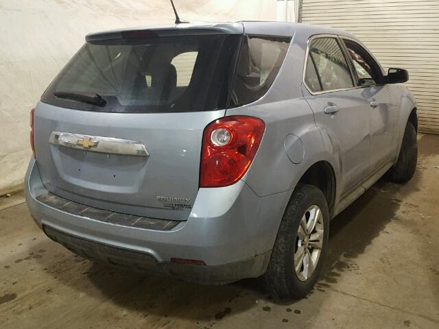 2GNALAEK0E6322879 - 2014 CHEVROLET EQUINOX LS BLUE photo 4