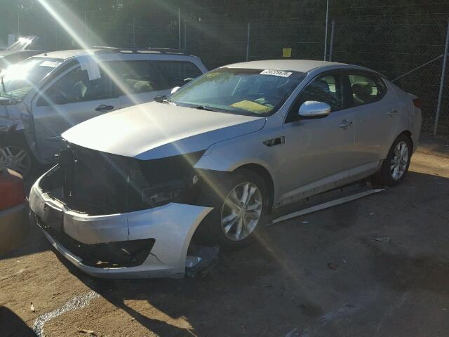 5XXGM4A75DG184149 - 2013 KIA OPTIMA LX SILVER photo 2