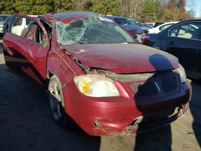 1G2AN18B277115299 - 2007 PONTIAC G5 GT BURGUNDY photo 1