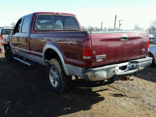 1FTWW31P06EB06661 - 2006 FORD F350 SRW S BURGUNDY photo 3