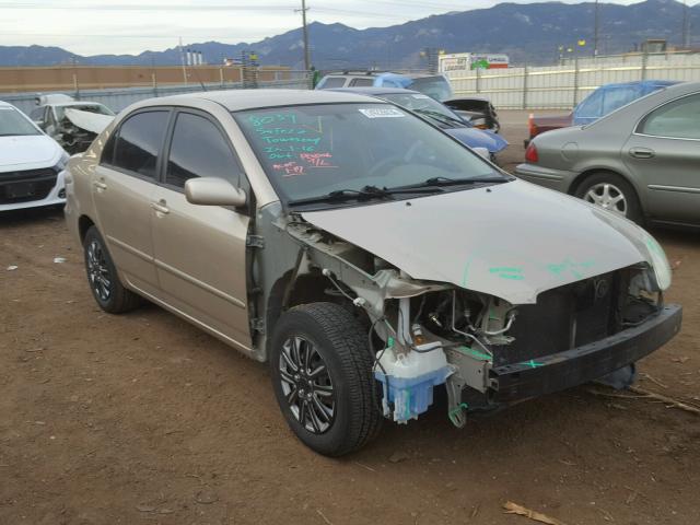 2T1BR32E67C832001 - 2007 TOYOTA COROLLA CE TAN photo 1