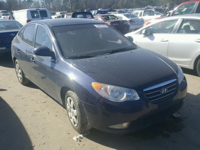 KMHDU46D98U477470 - 2008 HYUNDAI ELANTRA GL BLUE photo 1