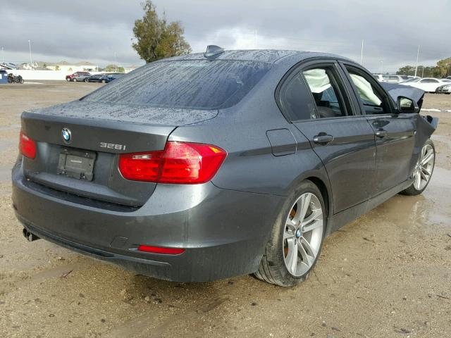 WBA3A5G56FNS83568 - 2015 BMW 328 I GRAY photo 4