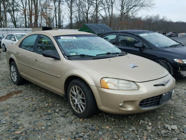 1C3AL56U31N542916 - 2001 CHRYSLER SEBRING LX BROWN photo 1