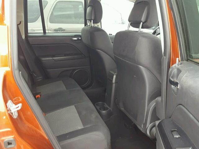 1C4NJDAB0CD642662 - 2012 JEEP COMPASS BA ORANGE photo 6