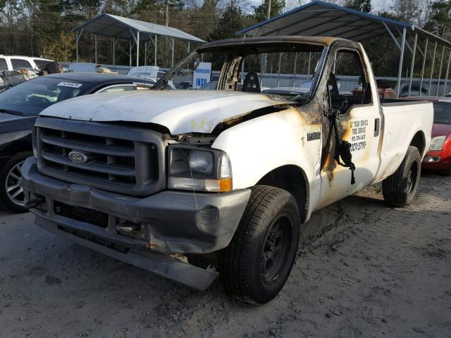 1FTNF20P03ED84639 - 2003 FORD F250 SUPER WHITE photo 2