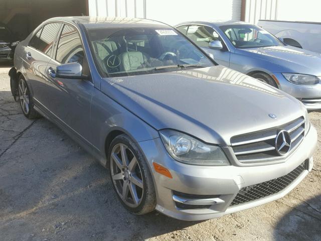 WDDGF4HB5EA953322 - 2014 MERCEDES-BENZ C 250 GRAY photo 1