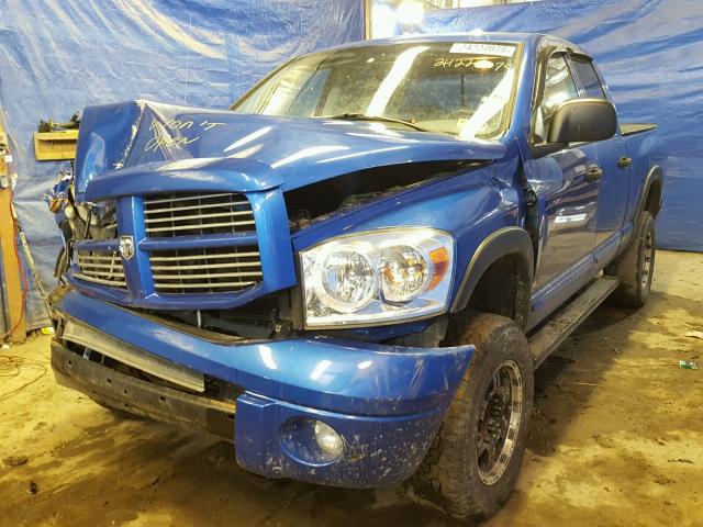 3D7KS28D87G712872 - 2007 DODGE RAM 2500 S BLUE photo 2