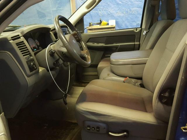3D7KS28D87G712872 - 2007 DODGE RAM 2500 S BLUE photo 5