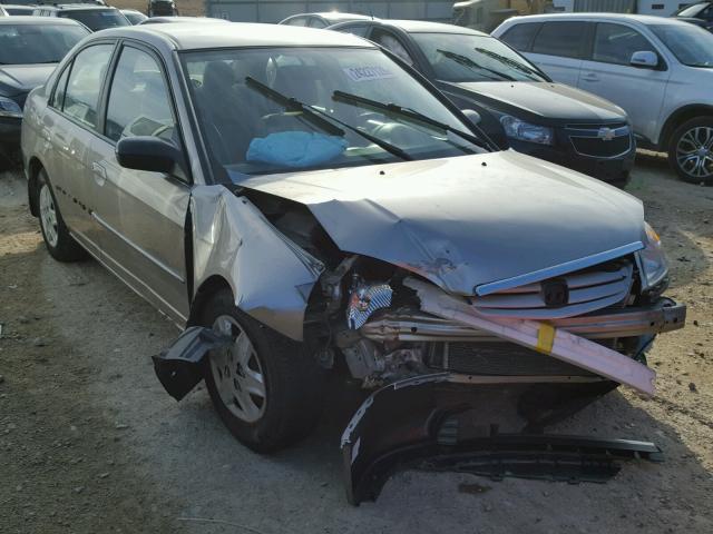 1HGES16543L016618 - 2003 HONDA CIVIC LX SILVER photo 1