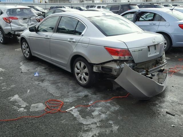 1HGCP26879A082478 - 2009 HONDA ACCORD EXL SILVER photo 3