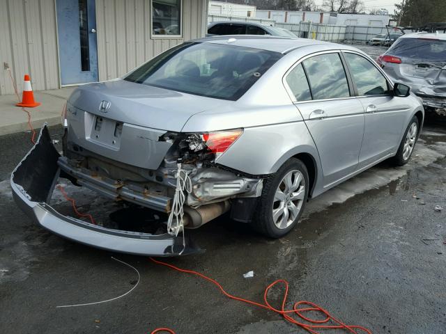 1HGCP26879A082478 - 2009 HONDA ACCORD EXL SILVER photo 4