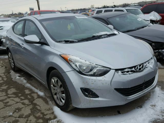 5NPDH4AEXBH043410 - 2011 HYUNDAI ELANTRA GL SILVER photo 1