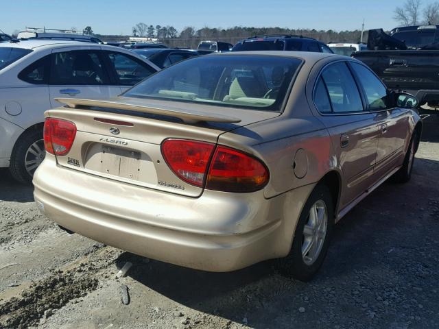 1G3NL52F92C219956 - 2002 OLDSMOBILE ALERO GL GOLD photo 4