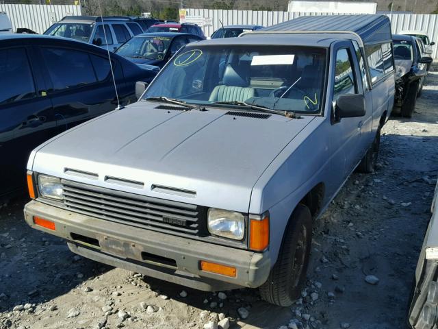 1N6ND16S2GC425220 - 1986 NISSAN D21 KING C BLUE photo 2