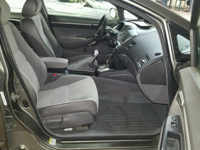 1HGFA16837L068538 - 2007 HONDA CIVIC EX ნაცრისფერი ფოტო 5