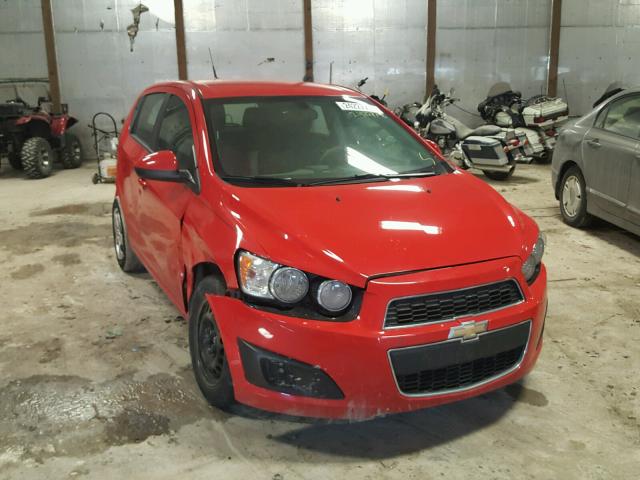 1G1JA6SHXE4113566 - 2014 CHEVROLET SONIC LS RED photo 1