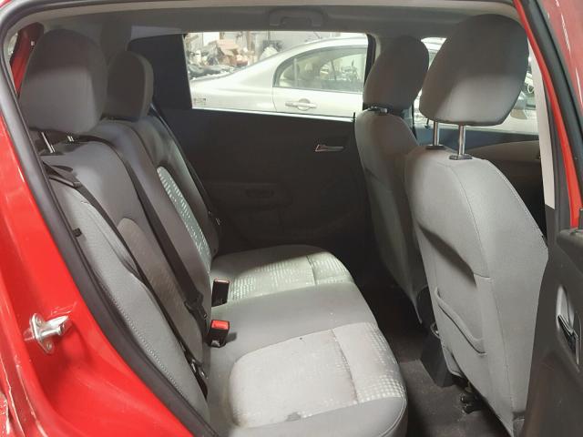 1G1JA6SHXE4113566 - 2014 CHEVROLET SONIC LS 红色 照片 6