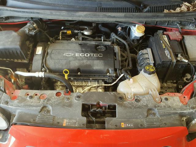 1G1JA6SHXE4113566 - 2014 CHEVROLET SONIC LS 红色 照片 7