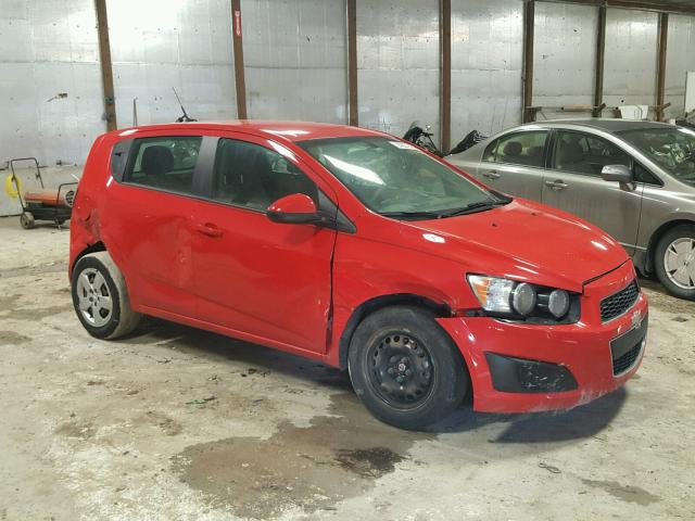 1G1JA6SHXE4113566 - 2014 CHEVROLET SONIC LS RED photo 9