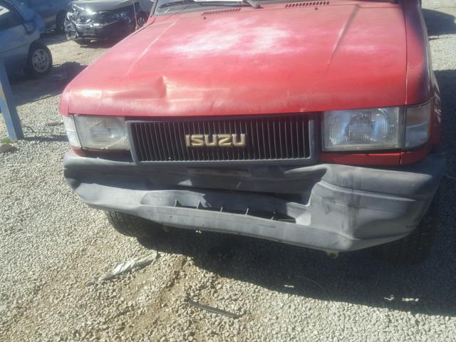 JACDH58V1R7916356 - 1994 ISUZU TROOPER S RED photo 9