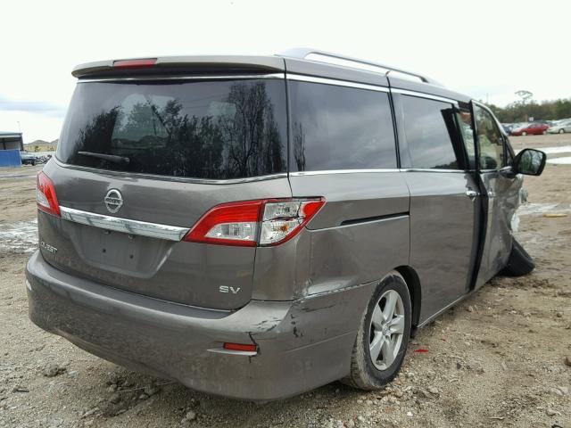 JN8AE2KP3G9152151 - 2016 NISSAN QUEST S CHARCOAL photo 4