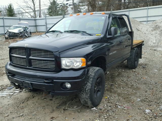 3D3KS28D85G758197 - 2005 DODGE RAM 2500 S BLACK photo 2