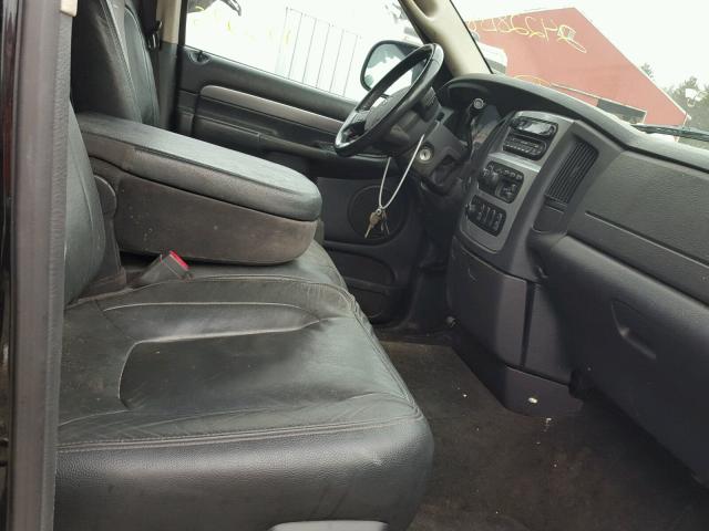 3D3KS28D85G758197 - 2005 DODGE RAM 2500 S BLACK photo 5