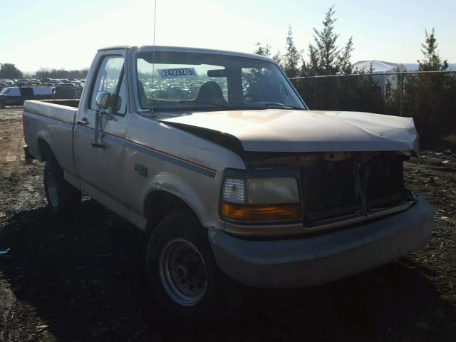 1FTEF14Y1TLB92414 - 1996 FORD F150 TAN photo 1