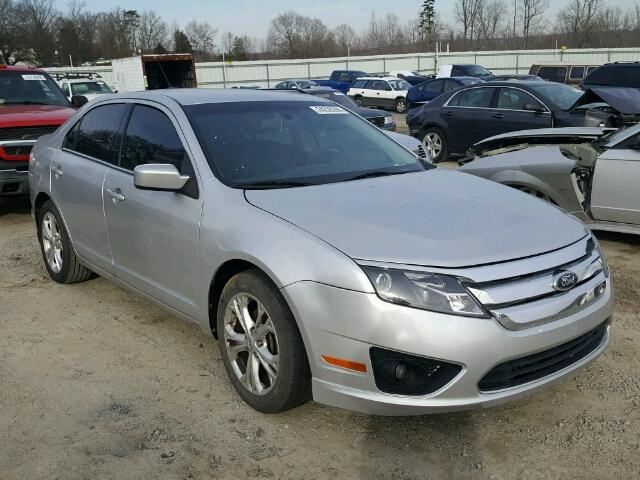 3FAHP0HA8CR322617 - 2012 FORD FUSION SE SILVER photo 1