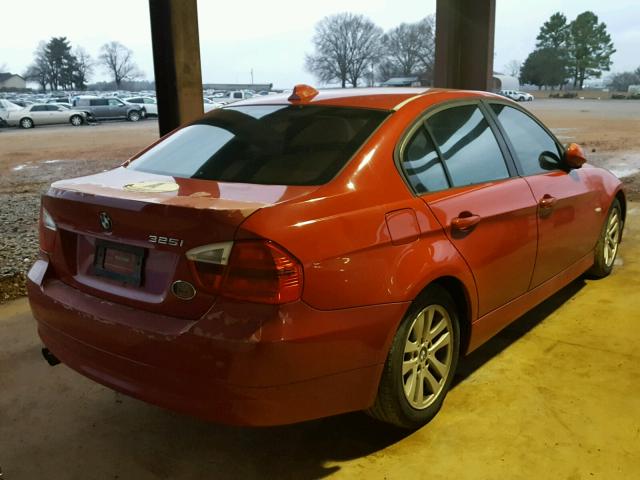 WBAVB13536KR66236 - 2006 BMW 325 I RED photo 4