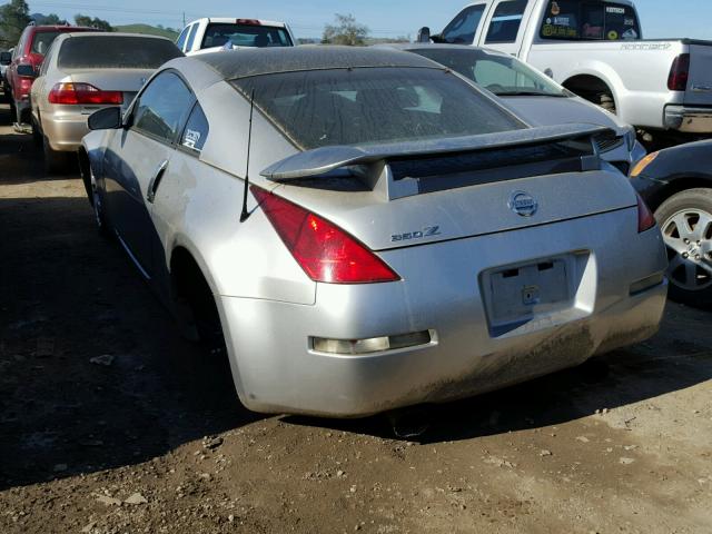 JN1AZ34D63T103244 - 2003 NISSAN 350Z COUPE SILVER photo 3