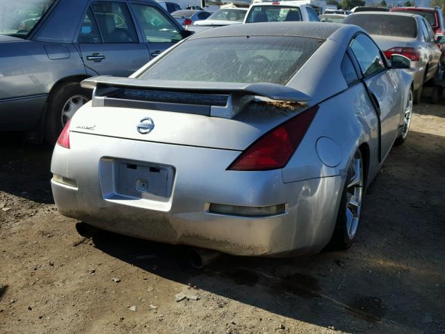 JN1AZ34D63T103244 - 2003 NISSAN 350Z COUPE SILVER photo 4