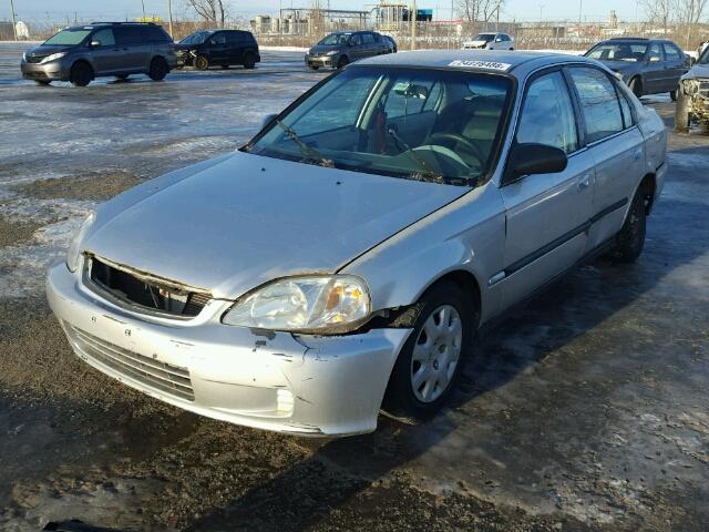 2HGEJ6611YH915745 - 2000 HONDA CIVIC BASE SILVER photo 2