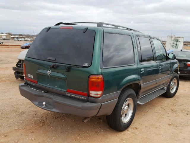 4M2ZU86P91UJ09351 - 2001 MERCURY MOUNTAINEE GREEN photo 4