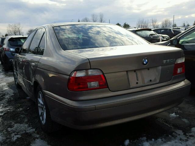 WBADT63453CK29350 - 2003 BMW 530 I AUTO BEIGE photo 3