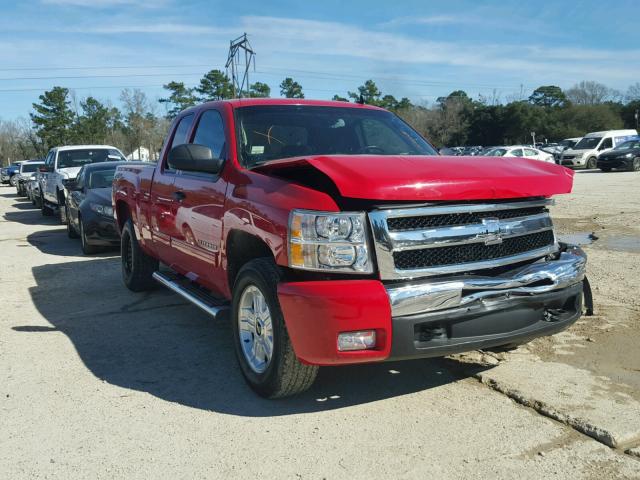 1GCSKSE33AZ136346 - 2010 CHEVROLET SILVERADO RED photo 1