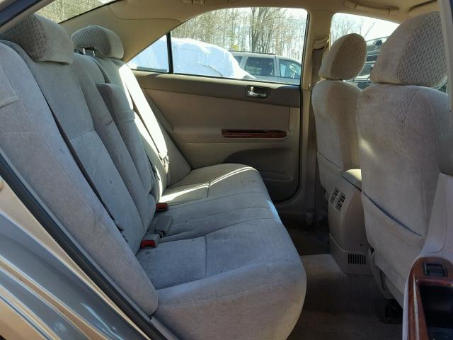 4T1BE32K23U154776 - 2003 TOYOTA CAMRY LE GOLD photo 6