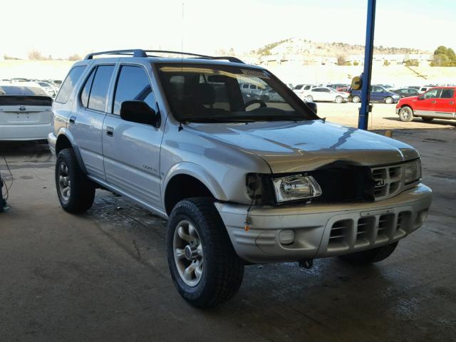 4S2DM58W114343510 - 2001 ISUZU RODEO S SILVER photo 1