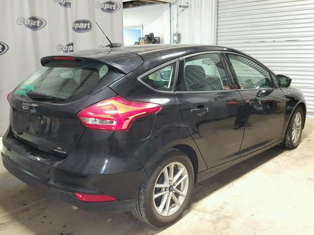 1FADP3K25FL259299 - 2015 FORD FOCUS SE BLACK photo 4