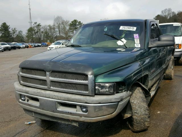 1B7KF2368XJ639718 - 1999 DODGE RAM 2500 GREEN photo 2