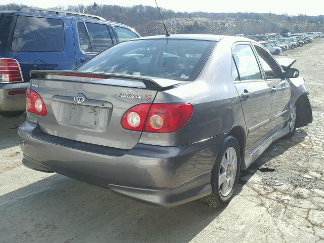 1NXBR30E27Z797071 - 2007 TOYOTA COROLLA CE GRAY photo 4