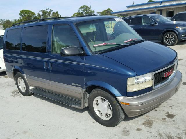 1GKDM19XX2B518608 - 2002 GMC SAFARI XT BLUE photo 1