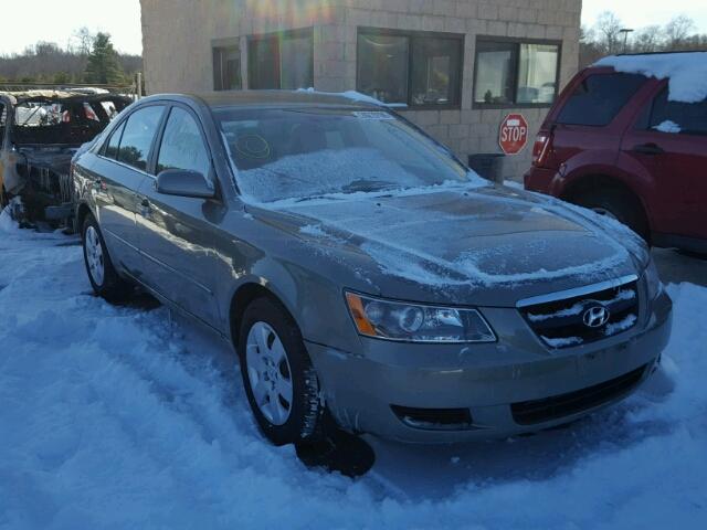 5NPET46C28H335894 - 2008 HYUNDAI SONATA GLS GRAY photo 1