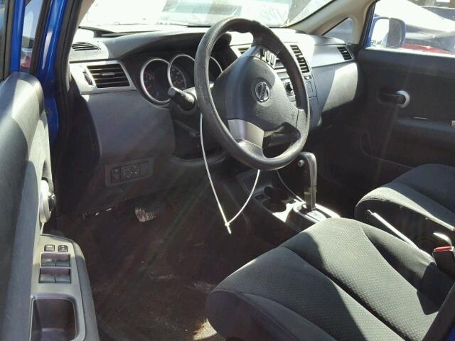 3N1BC1CP2AL373983 - 2010 NISSAN VERSA S BLUE photo 9