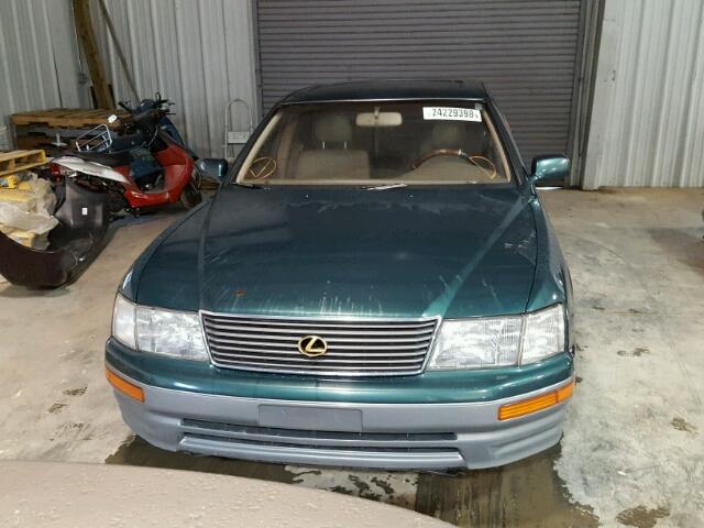 JT8BH22F8T0038710 - 1996 LEXUS LS 400 GREEN photo 9