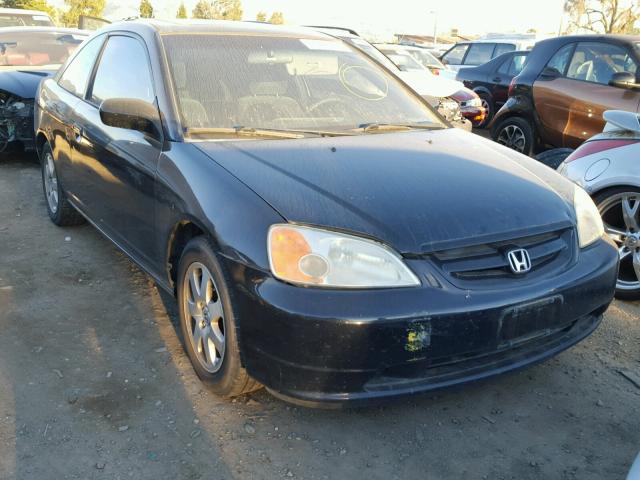 1HGEM22943L087097 - 2003 HONDA CIVIC EX BLACK photo 1