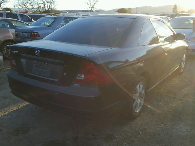 1HGEM22943L087097 - 2003 HONDA CIVIC EX BLACK photo 4