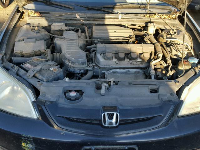 1HGEM22943L087097 - 2003 HONDA CIVIC EX BLACK photo 7