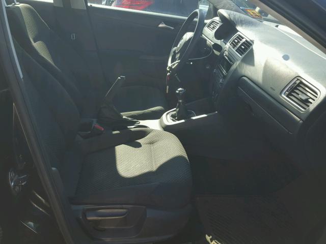 3VW1K7AJ2CM312320 - 2012 VOLKSWAGEN JETTA BASE 黑色 照片 5